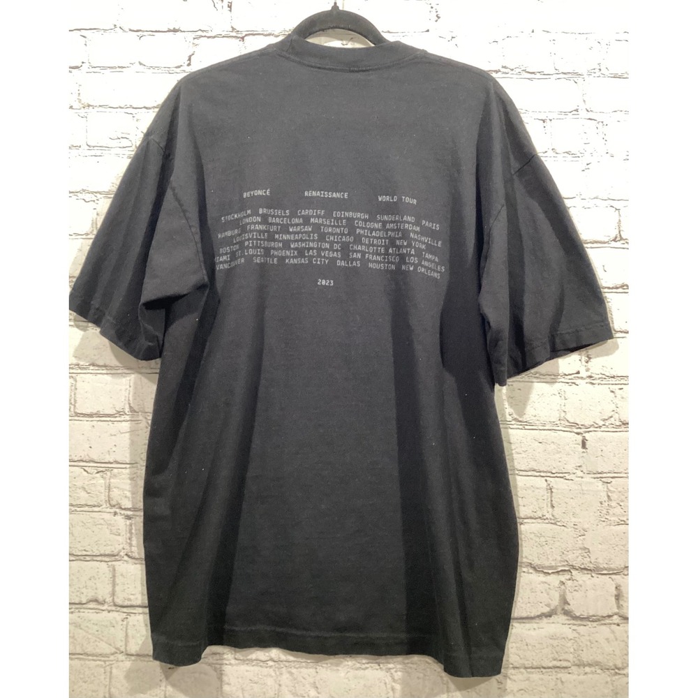 Beyonce Renaissance World Tour 2023 Graphic T-Shirt Black Large Concert Merch - Picture 4 of 6